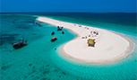 Banc de sable au Zanzibar